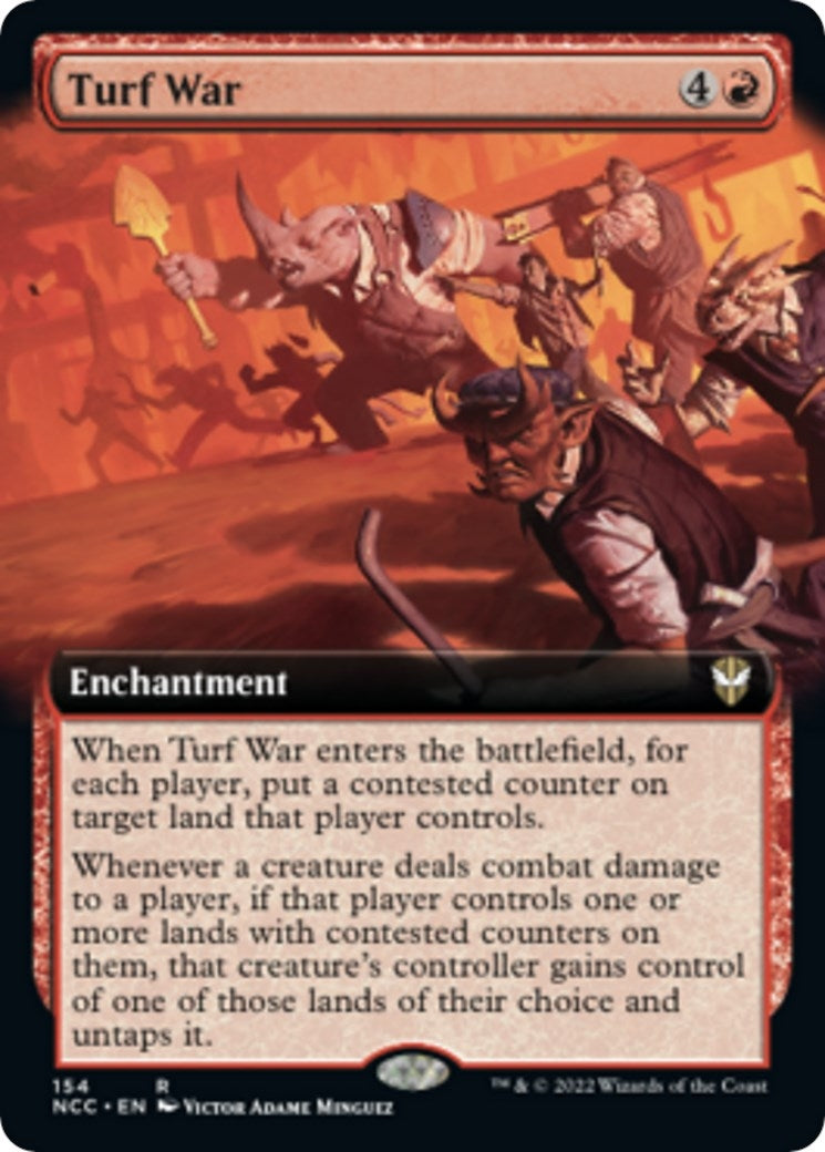Image for Turf War (Extended Art) (Commander: Streets of New Capenna) (154) - Magic: The Gathering