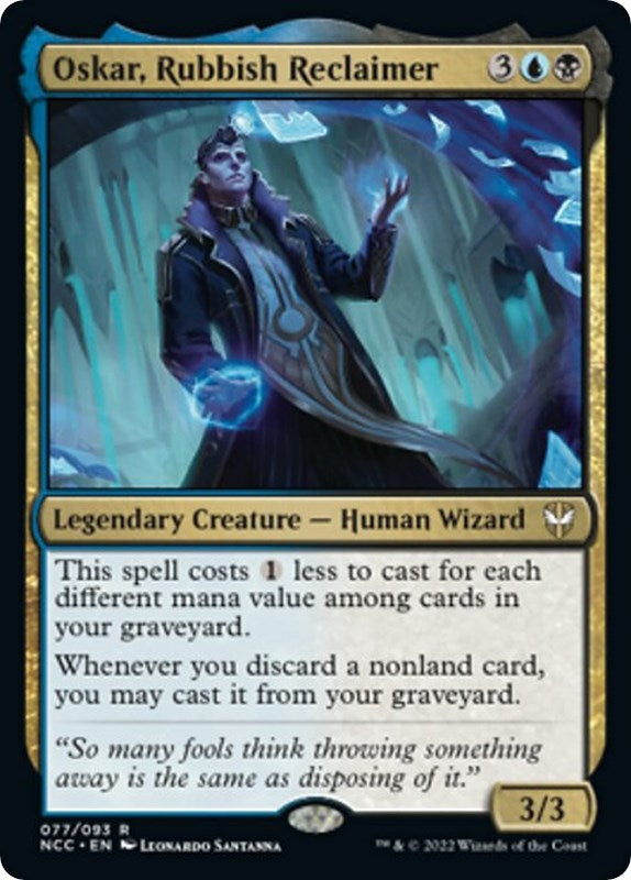 Image for Oskar, Rubbish Reclaimer (Commander: Streets of New Capenna) (77) - Magic: The Gathering