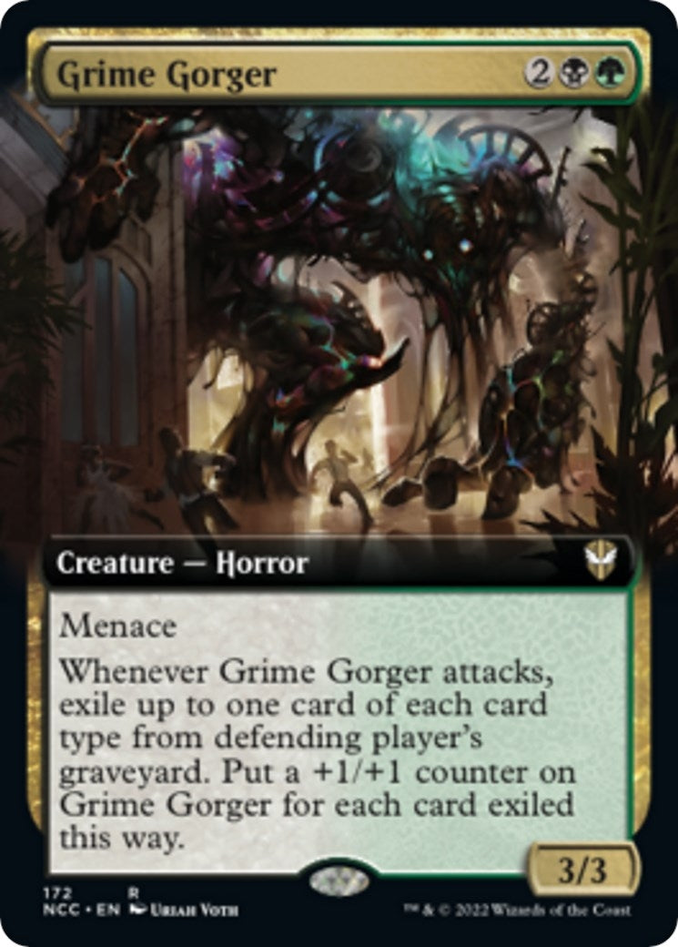 Image for Grime Gorger (Extended Art) (Commander: Streets of New Capenna) (172) - Magic: The Gathering