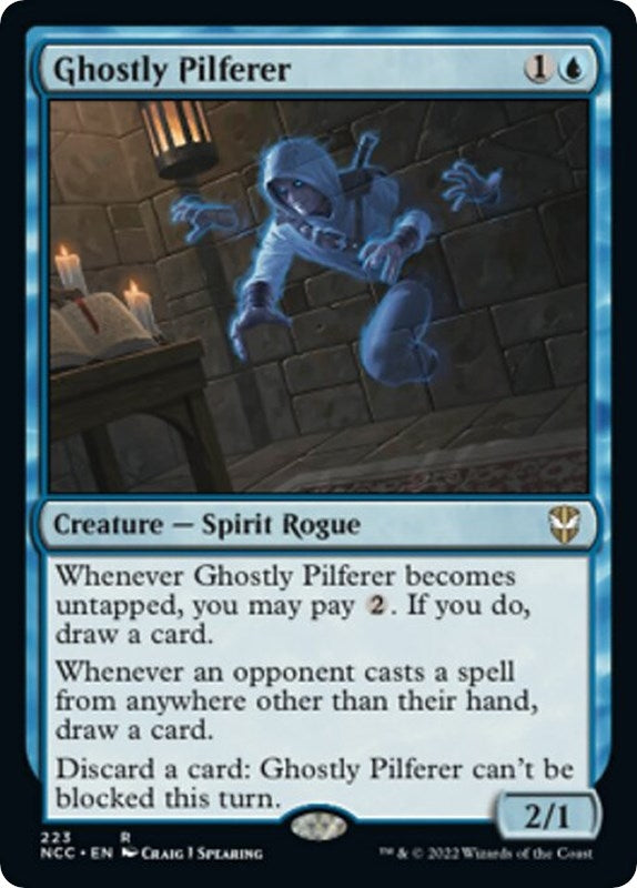 Image for Ghostly Pilferer (Commander: Streets of New Capenna) (223) - Magic: The Gathering