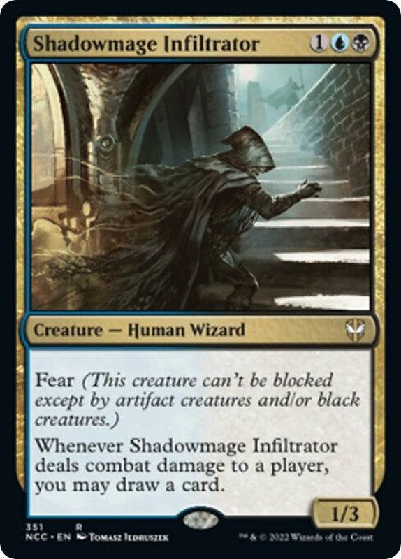 Image for Shadowmage Infiltrator (Commander: Streets of New Capenna) (351) - Magic: The Gathering