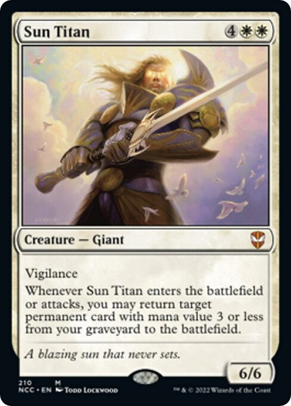 Image for Sun Titan (Commander: Streets of New Capenna) (210) - Magic: The Gathering