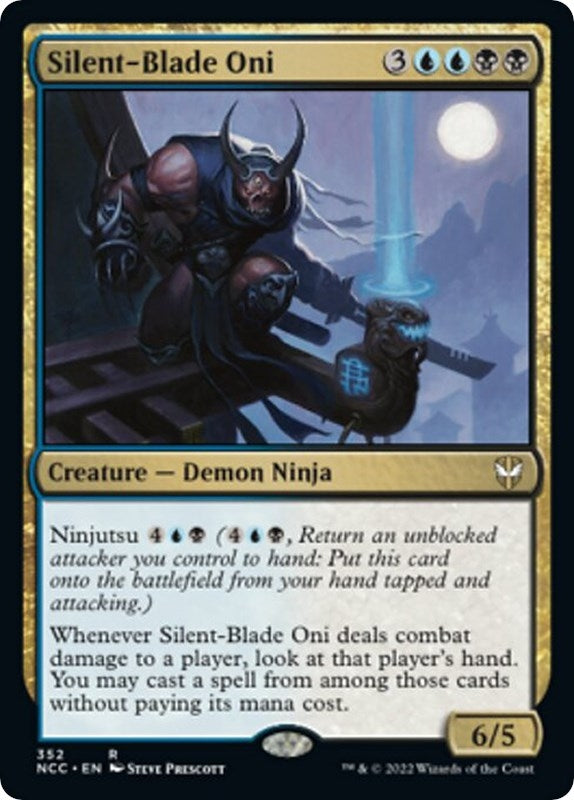 Image for Silent-Blade Oni (Commander: Streets of New Capenna) (352) - Magic: The Gathering