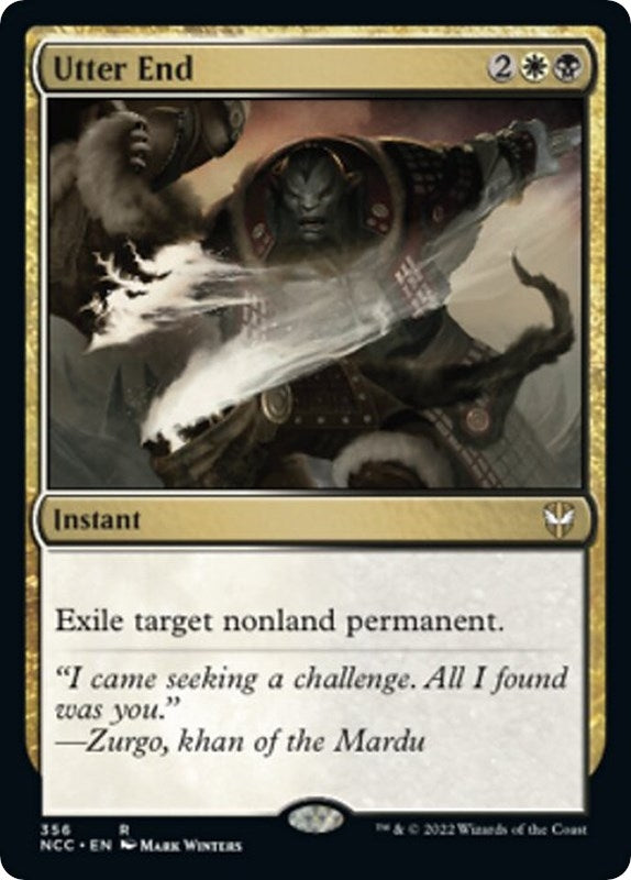Image for Utter End (Commander: Streets of New Capenna) (356) - Magic: The Gathering