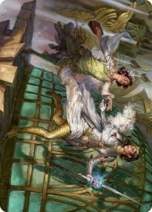 Image for Daring Escape Art Card (Art Series: Streets of New Capenna) (18) - Magic: The Gathering