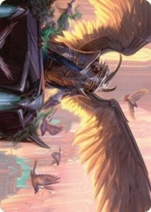 Image for Falco Spara, Pactweaver Art Card (25/81) (Art Series: Streets of New Capenna) (25) - Magic: The Gathering