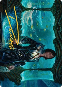 Image for Lagrella, the Magpie Art Card (Gold-Stamped Signature) (Art Series: Streets of New Capenna) (28) - Magic: The Gathering