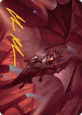 Image for Ziatora, the Incinerator Art Card (Gold-Stamped Signature) (Art Series: Streets of New Capenna) (33) - Magic: The Gathering