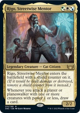 Image for Rigo, Streetwise Mentor (Promo Pack: Streets of New Capenna) (215) - Magic: The Gathering