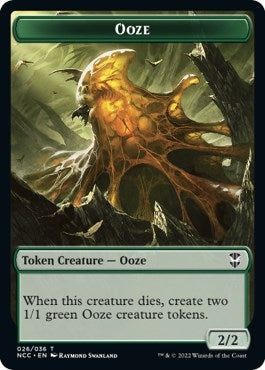 Image for Ooze (026) // Treasure (015) Double-Sided Token (Commander: Streets of New Capenna) (26 // 15) - Magic: The Gathering