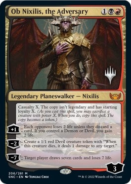 Image for Ob Nixilis, the Adversary (Promo Pack: Streets of New Capenna) (206) - Magic: The Gathering