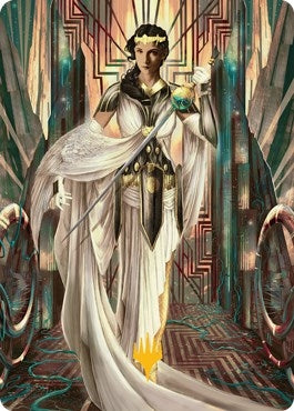 Image for Elspeth Resplendent Art Card (64/81) (Gold-Stamped) (Art Series: Streets of New Capenna) (64) - Magic: The Gathering