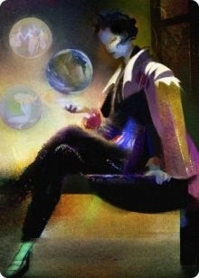 Image for Obscura Interceptor Art Card (Art Series: Streets of New Capenna) (74) - Magic: The Gathering