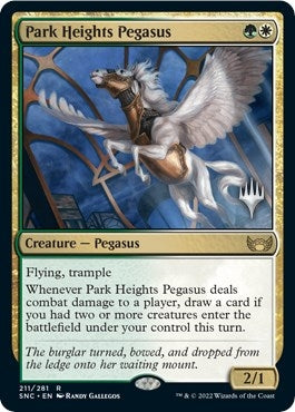 Image for Park Heights Pegasus (Promo Pack: Streets of New Capenna) (211) - Magic: The Gathering
