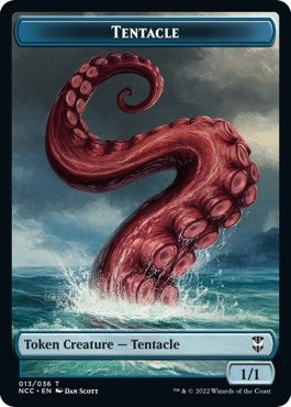 Image for Tentacle // Clue Double-Sided Token (Commander: Streets of New Capenna) (13 // 34) - Magic: The Gathering