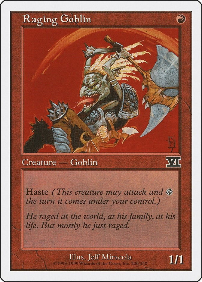 Image for Raging Goblin (Classic Sixth Edition) (200) - Magic: The Gathering