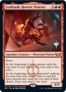 Image for Urabrask, Heretic Praetor (Promo Pack: Streets of New Capenna) (129) - Magic: The Gathering