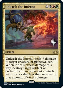 Image for Unleash the Inferno (Promo Pack: Streets of New Capenna) (229) - Magic: The Gathering