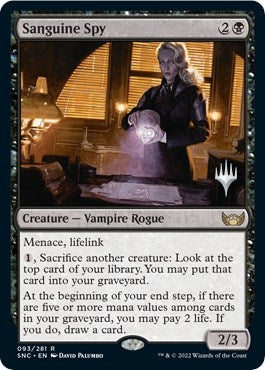 Image for Sanguine Spy (Promo Pack: Streets of New Capenna) (93) - Magic: The Gathering