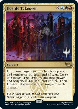 Image for Hostile Takeover (Promo Pack: Streets of New Capenna) (191) - Magic: The Gathering