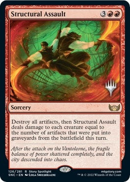 Image for Structural Assault (Promo Pack: Streets of New Capenna) (126) - Magic: The Gathering