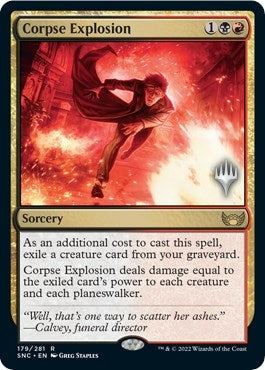 Image for Corpse Explosion (Promo Pack: Streets of New Capenna) (179) - Magic: The Gathering