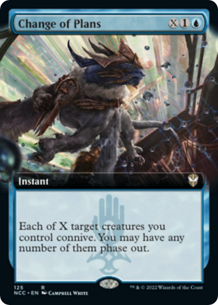 Image for Change of Plans (Extended Art) (Commander: Streets of New Capenna) (125) - Magic: The Gathering