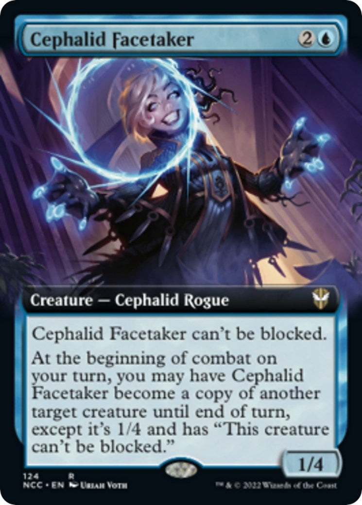 Image for Cephalid Facetaker (Extended Art) (Commander: Streets of New Capenna) (124) - Magic: The Gathering