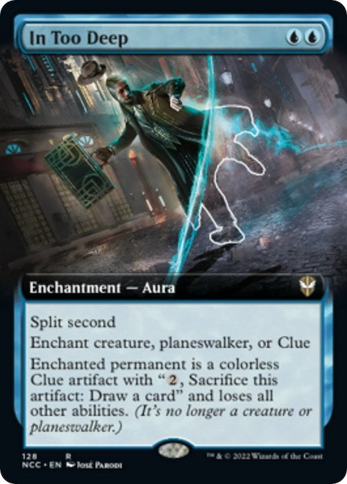 Image for In Too Deep (Extended Art) (Commander: Streets of New Capenna) (128) - Magic: The Gathering