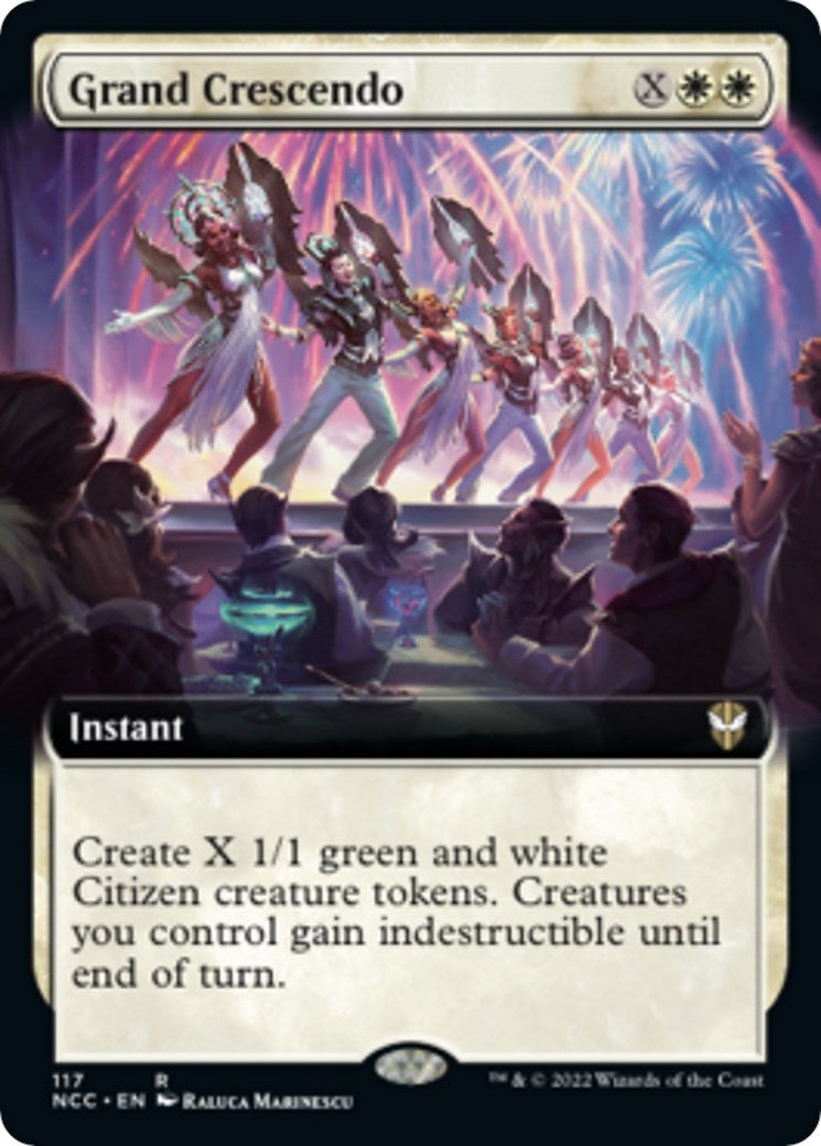 Image for Grand Crescendo (Extended Art) (Commander: Streets of New Capenna) (117) - Magic: The Gathering
