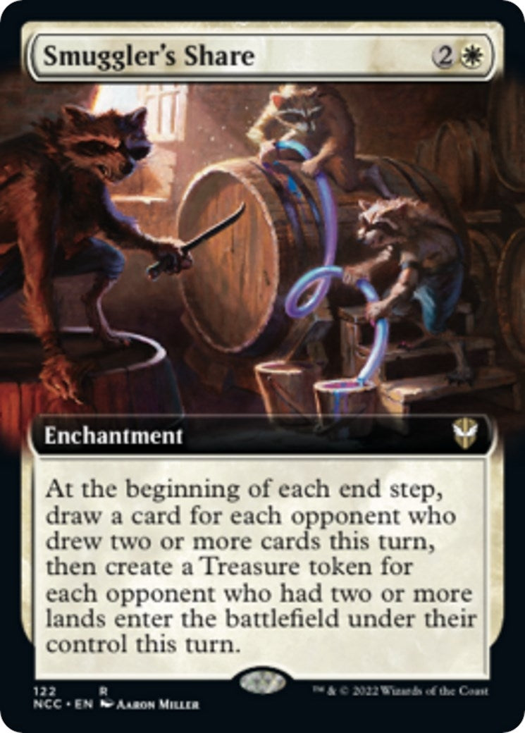 Image for Smuggler's Share (Extended Art) (Commander: Streets of New Capenna) (122) - Magic: The Gathering