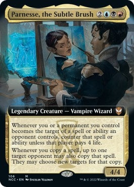 Image for Parnesse, the Subtle Brush (Extended Art) (Commander: Streets of New Capenna) (106) - Magic: The Gathering