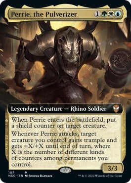 Image for Perrie, the Pulverizer (Extended Art) (Commander: Streets of New Capenna) (107) - Magic: The Gathering