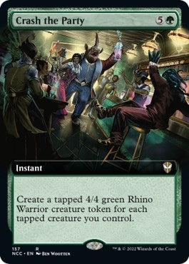 Image for Crash the Party (Extended Art) (Commander: Streets of New Capenna) (157) - Magic: The Gathering