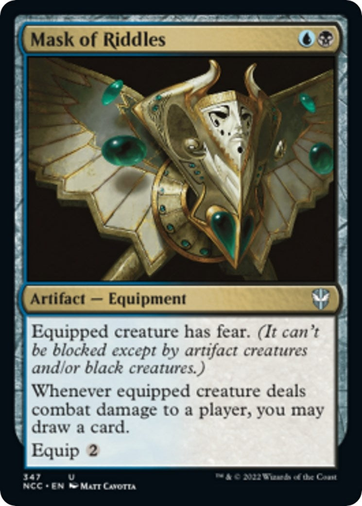 Image for Mask of Riddles (Commander: Streets of New Capenna) (347) - Magic: The Gathering