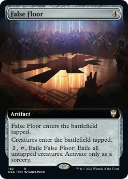 Image for False Floor (Extended Art) (Commander: Streets of New Capenna) (182) - Magic: The Gathering