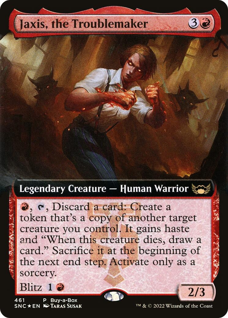 Image for Jaxis, the Troublemaker (Buy-A-Box Promos) (461) - Magic: The Gathering