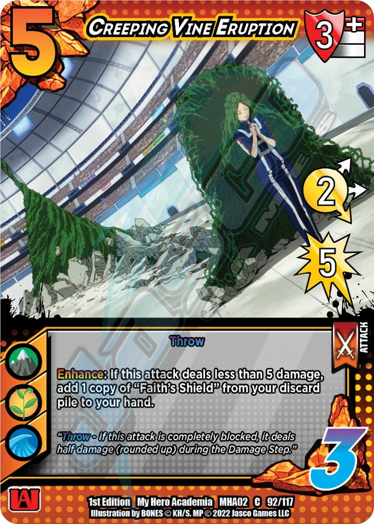 Image for Creeping Vine Eruption (UniVersus: My Hero Academia: Crimson Rampage) (92/117) - UniVersus