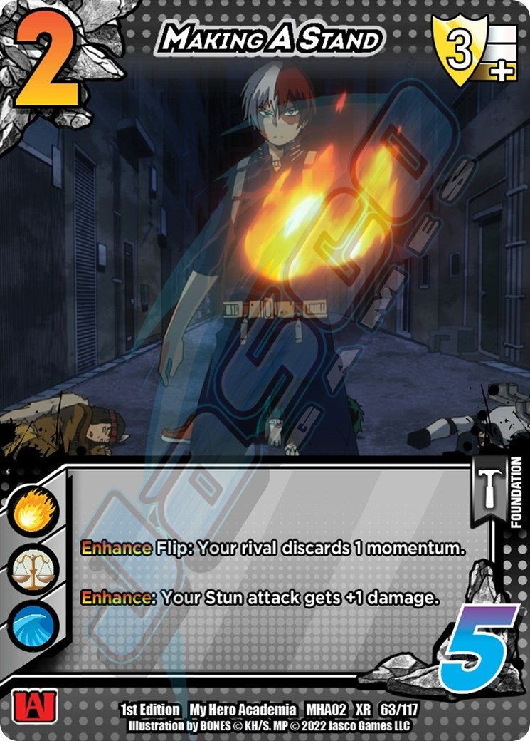 Image for Making A Stand (XR) (UniVersus: My Hero Academia: Crimson Rampage) (63/117) - UniVersus
