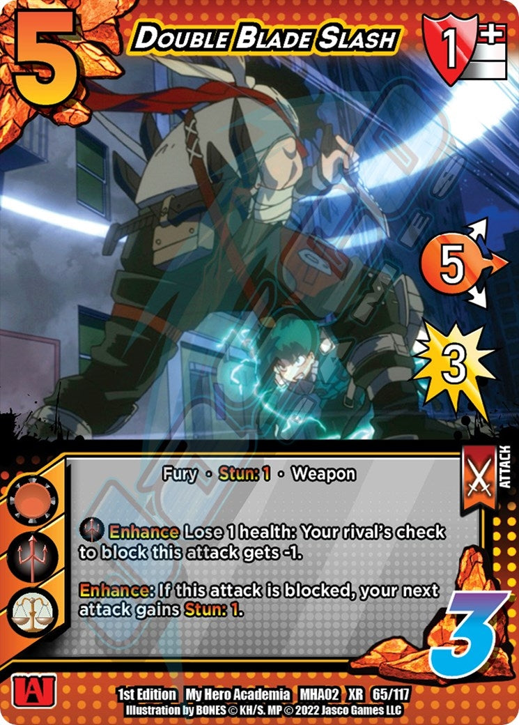 Image for Double Blade Slash (XR) (UniVersus: My Hero Academia: Crimson Rampage) (65/117) - UniVersus