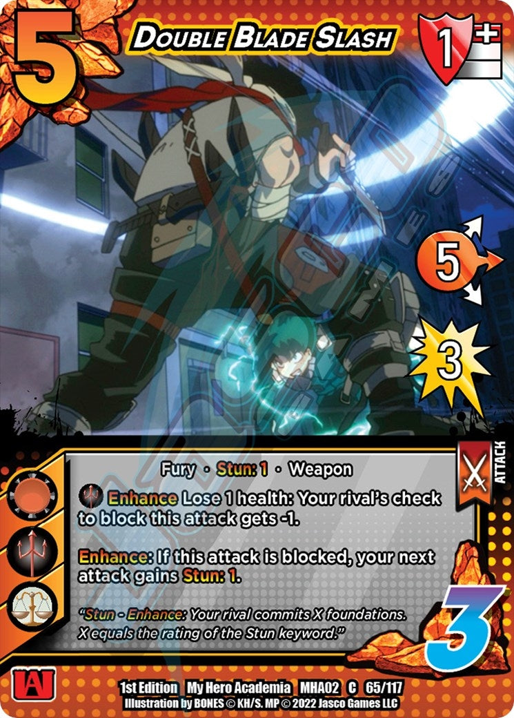 Image for Double Blade Slash (UniVersus: My Hero Academia: Crimson Rampage) (65/117) - UniVersus