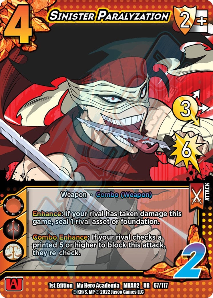 Image for Sinister Paralyzation (UniVersus: My Hero Academia: Crimson Rampage) (67/117) - UniVersus
