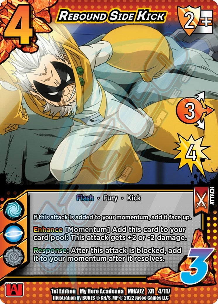 Image for Rebound Side Kick (XR) (UniVersus: My Hero Academia: Crimson Rampage) (4/117) - UniVersus