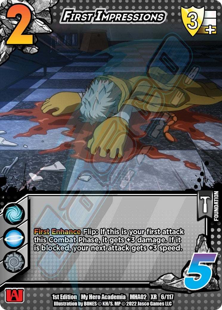 Image for First Impressions (XR) (UniVersus: My Hero Academia: Crimson Rampage) (6/117) - UniVersus