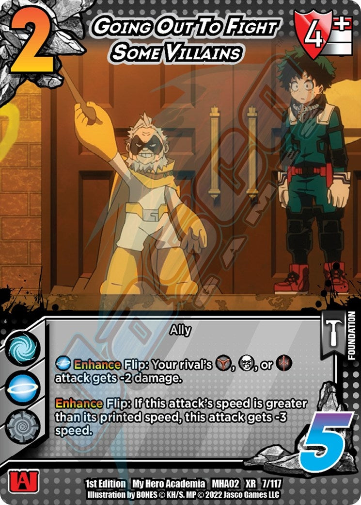 Image for Going Out To Fight Some Villains (XR) (UniVersus: My Hero Academia: Crimson Rampage) (7/117) - UniVersus