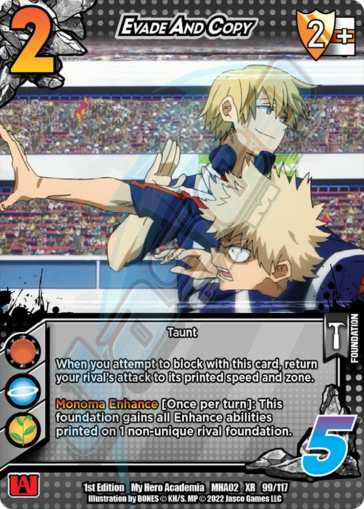 Image for Evade And Copy (XR) (UniVersus: My Hero Academia: Crimson Rampage) (99/117) - UniVersus