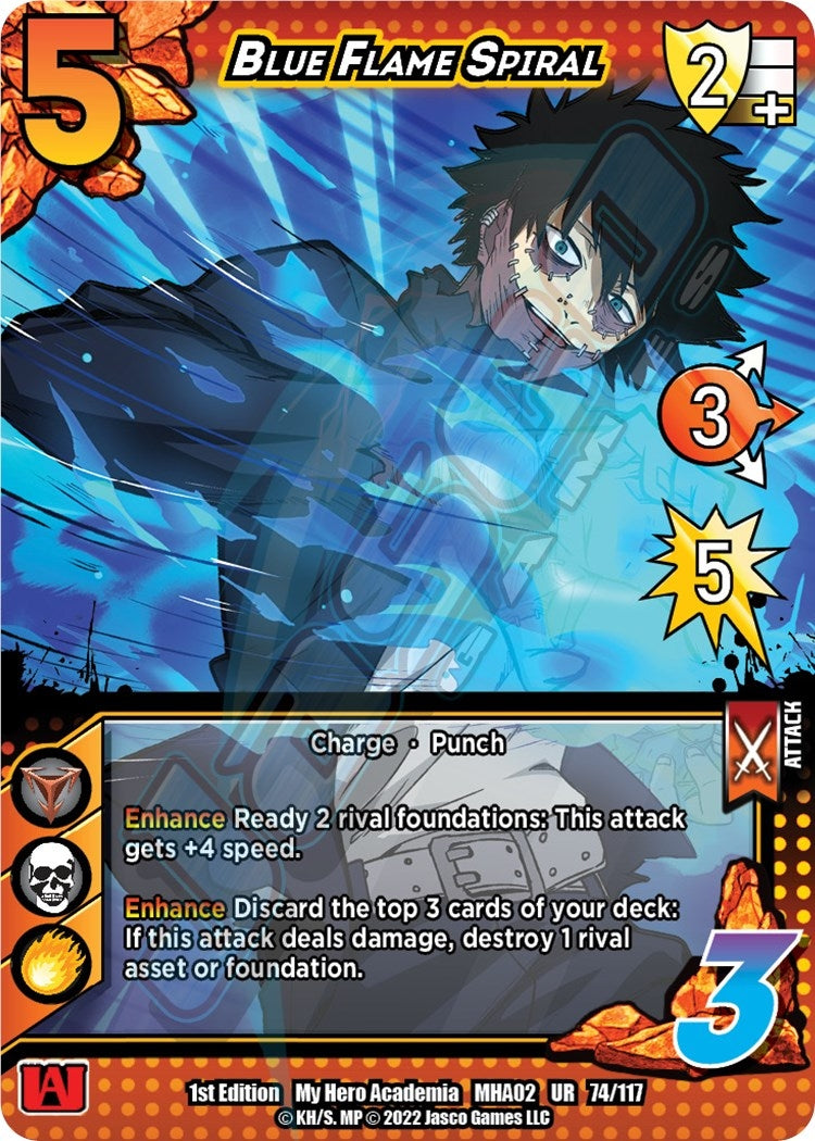 Image for Blue Flame Spiral (UniVersus: My Hero Academia: Crimson Rampage) (74/117) - UniVersus