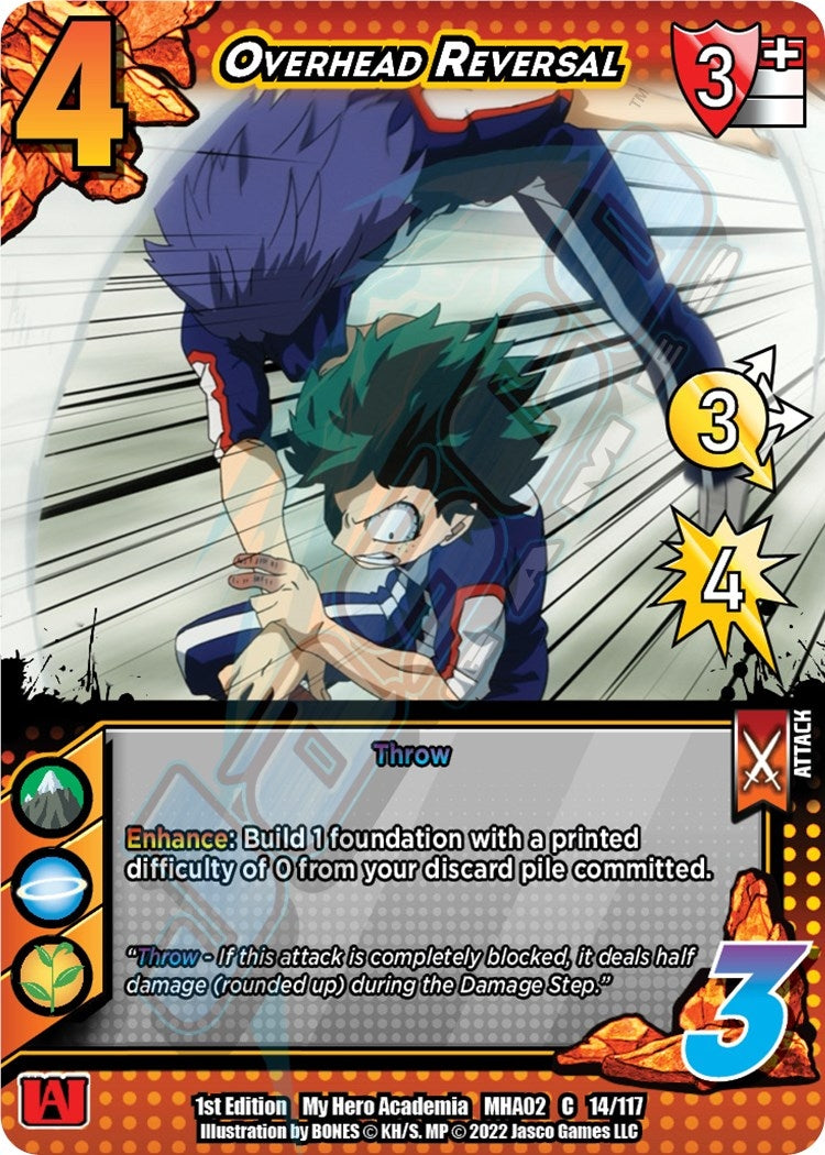 Image for Overhead Reversal (UniVersus: My Hero Academia: Crimson Rampage) (14/117) - UniVersus