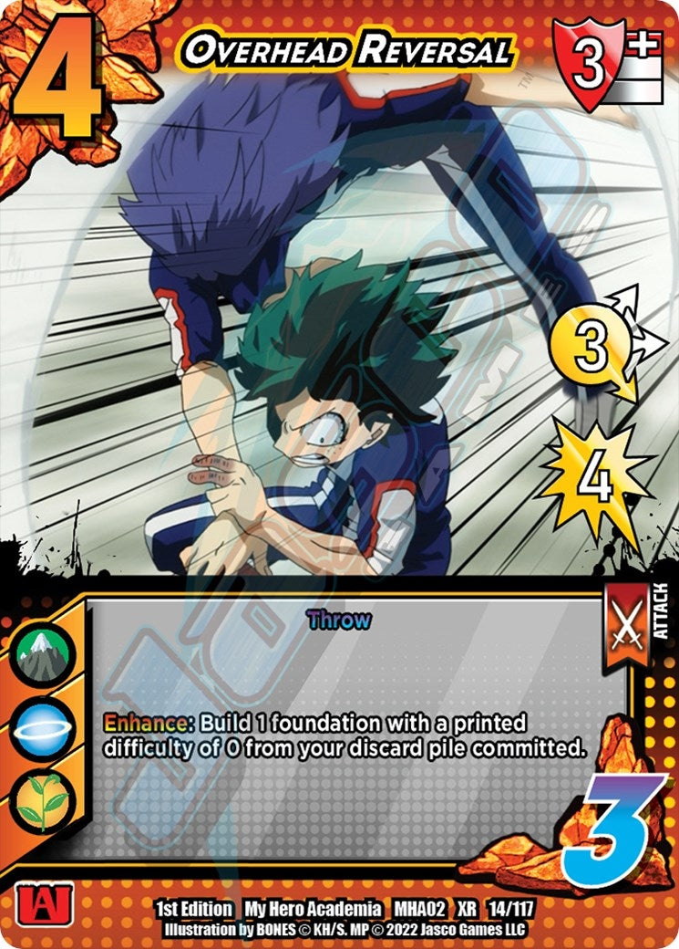 Image for Overhead Reversal (XR) (UniVersus: My Hero Academia: Crimson Rampage) (14/117) - UniVersus