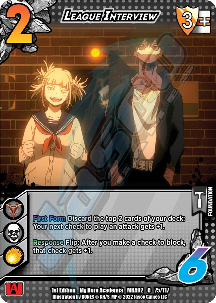 Image for League Interview (UniVersus: My Hero Academia: Crimson Rampage) (75/117) - UniVersus